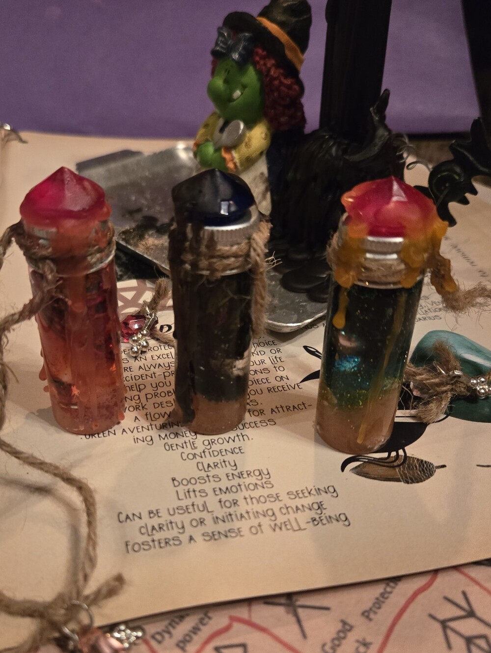 Small Handcarfted Spell Jars. Made With Intension And Observance Of Lunar Cycles